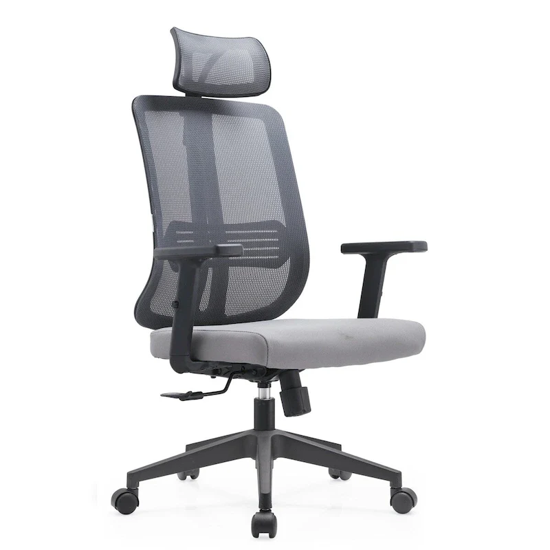 Adjustable Office Chair with Mesh Back and Headrest Nift Series by LeisureMod