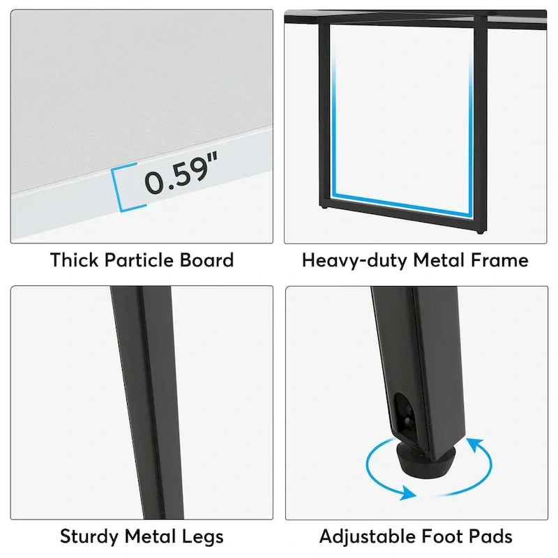 Boat-Shaped Conference Table - 8 Feet - 6-8 Seater