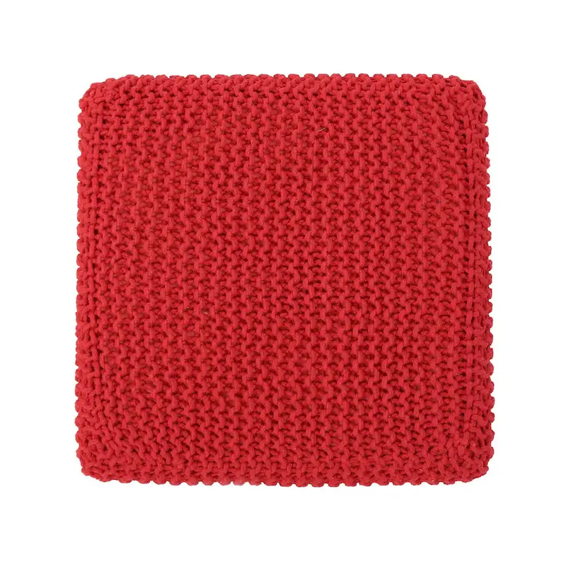 Knitted Foot Stool