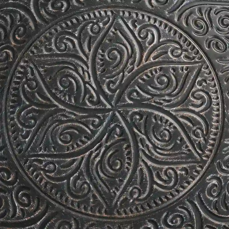 Black Round Coffee Table 24