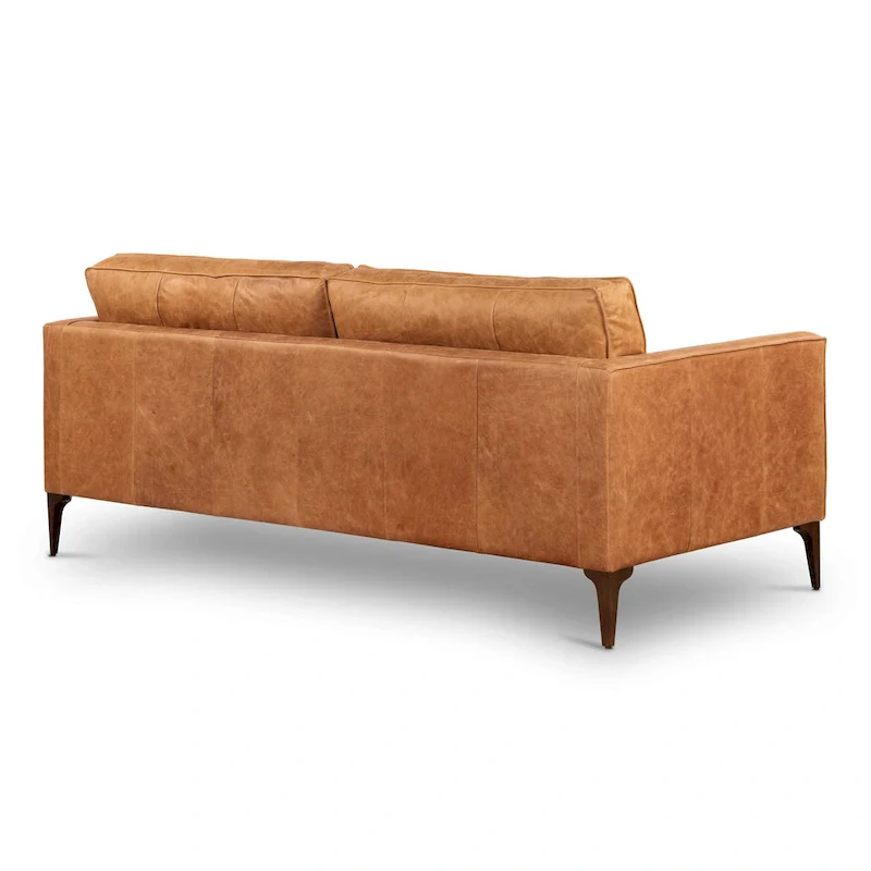 Mateo 82.5  Sofa - Full Grain Genuine Italian Leather