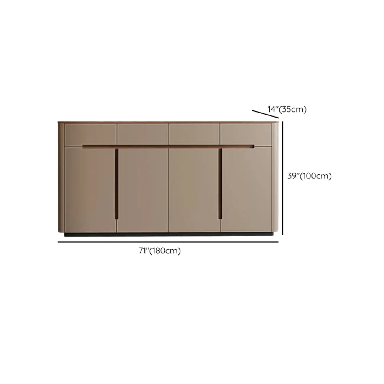 Trendy Wood Tan Entryway Shoe Cabinet with Drawers