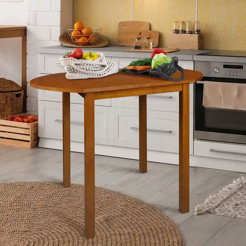 Wings Solid Wood Dining Room Drop Leaf Table - 39.25W x 23.25D x 29H