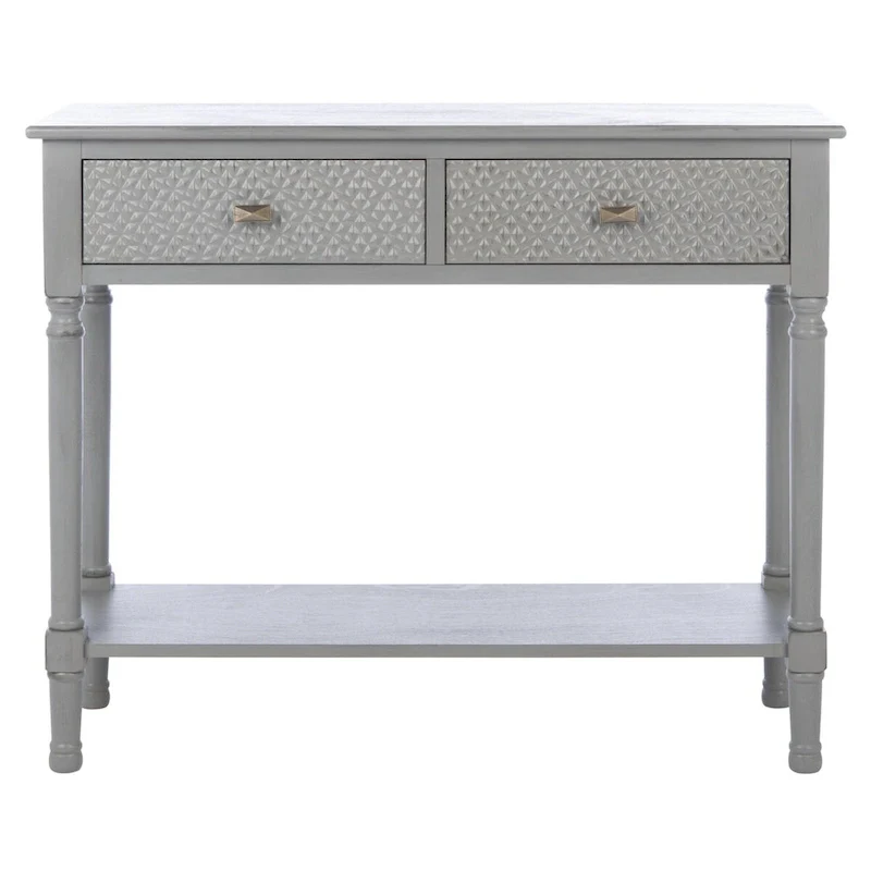SAFAVIEH Salina 2-Drawer Console Table - 35.5  W x 13  L x 29.5  H - 36Wx13Dx30H