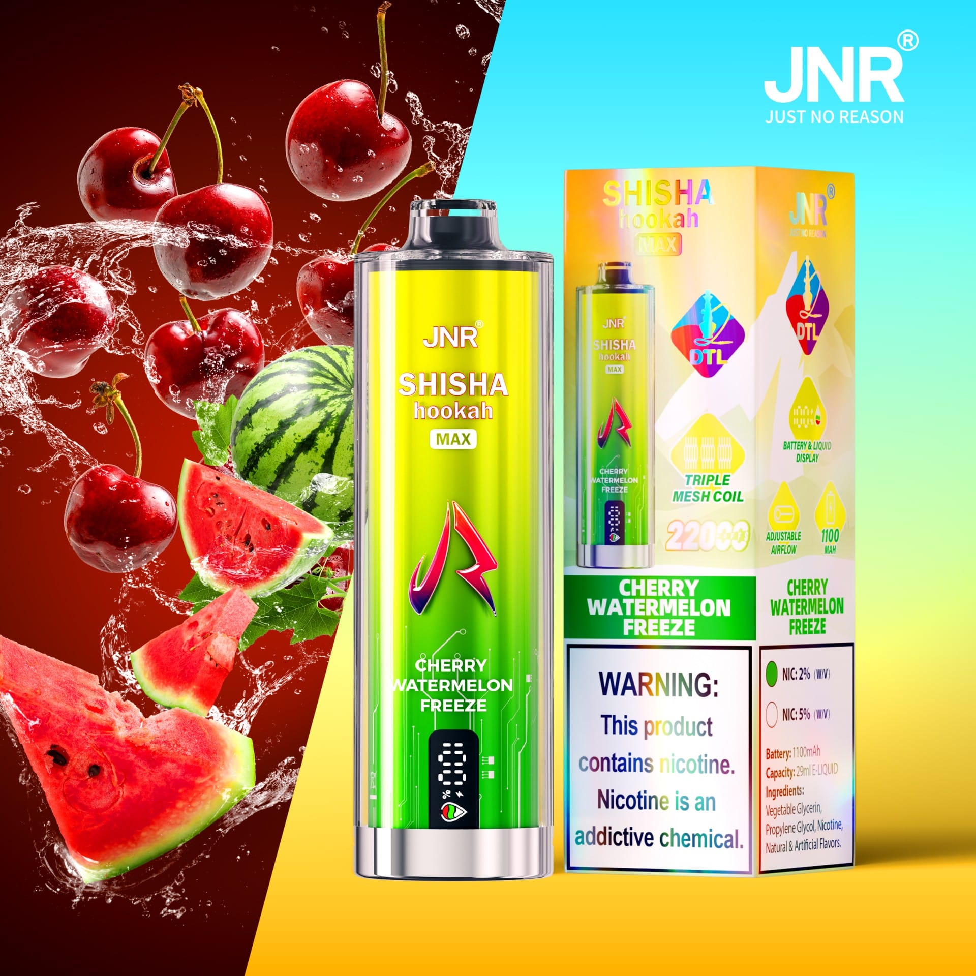 JNR SHISHA MAX 22000