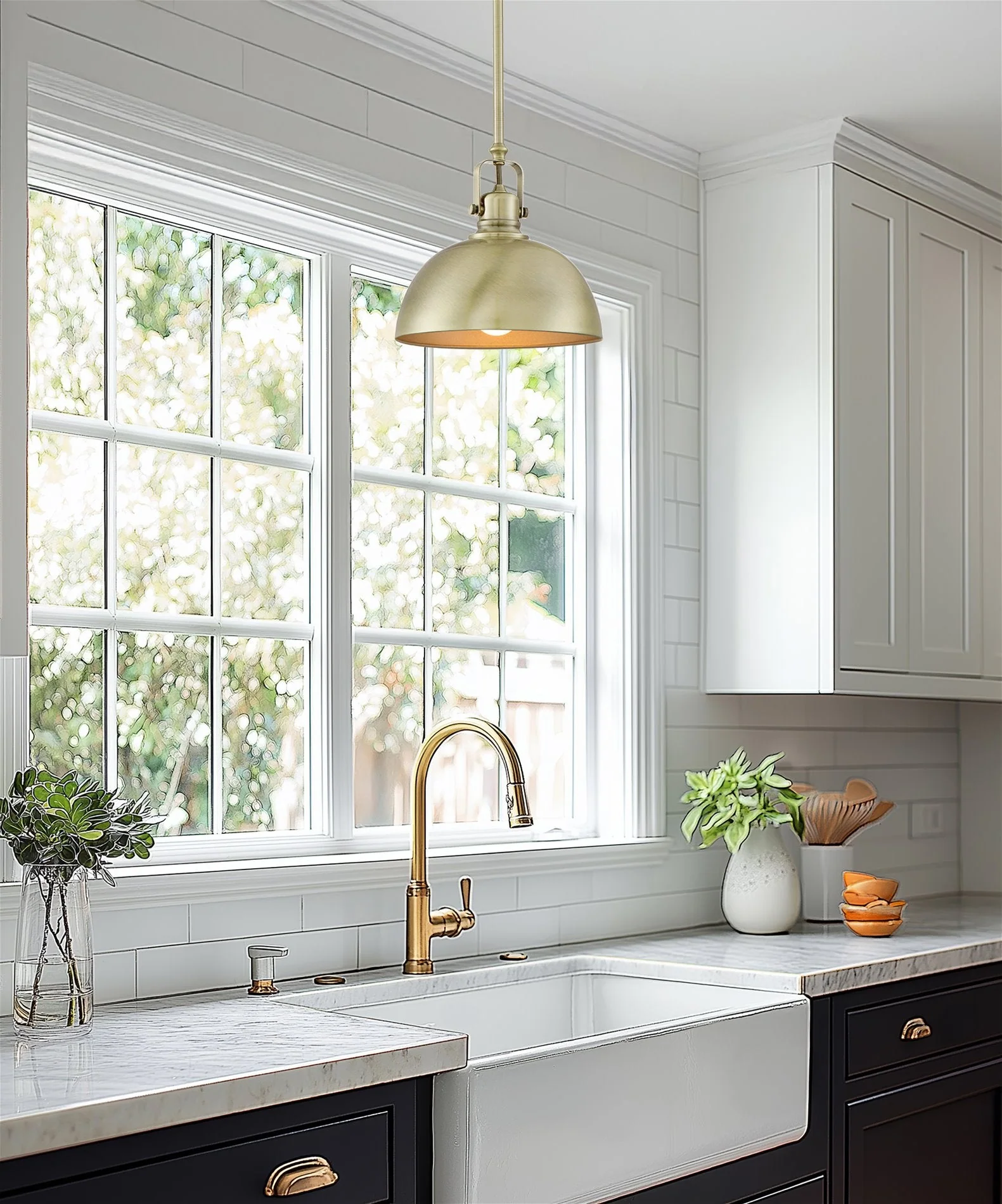 Belle 9 Contemporary Industrial Pendant Light