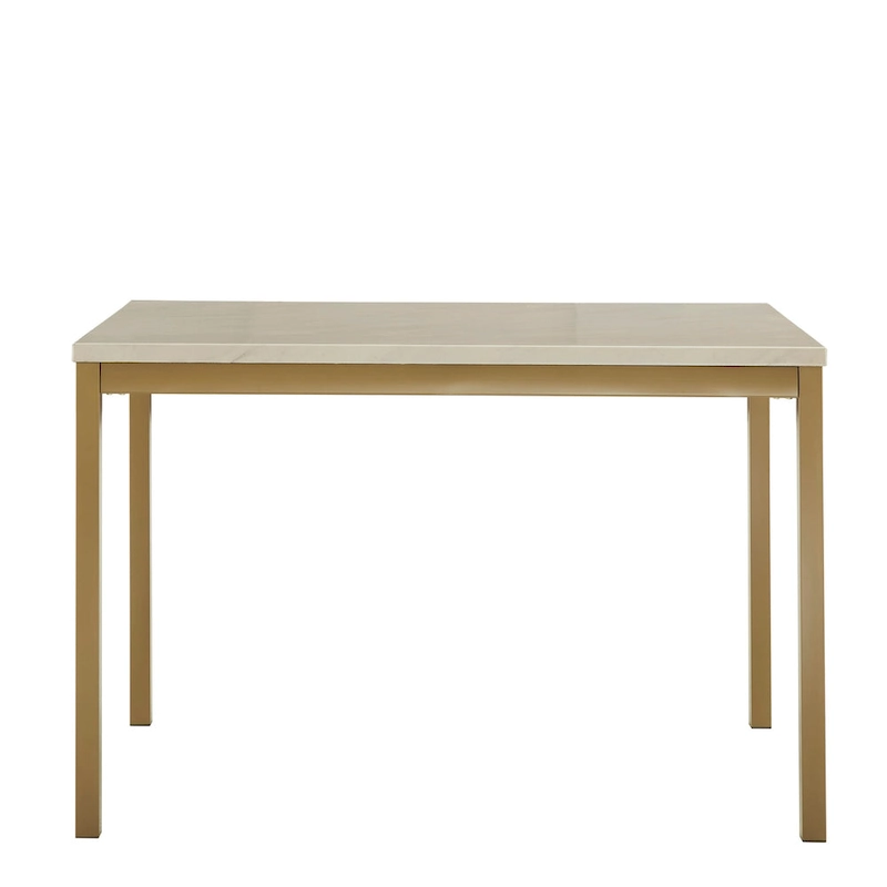 Darcy Gold with Faux Marble Top Dining Table by iNSPIRE Q Bold