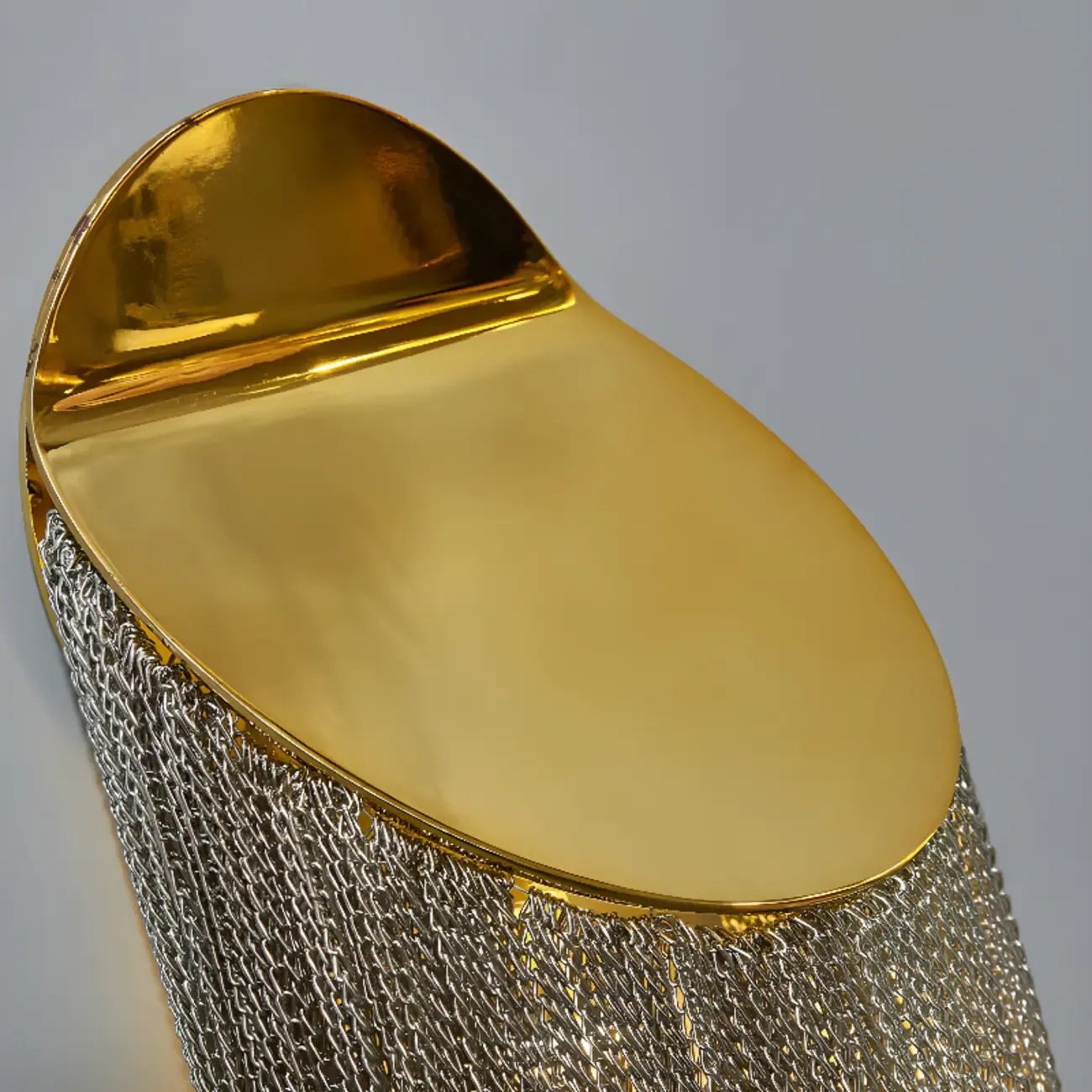 Luxury Metal Wall Light with Ambient Aluminium Shade