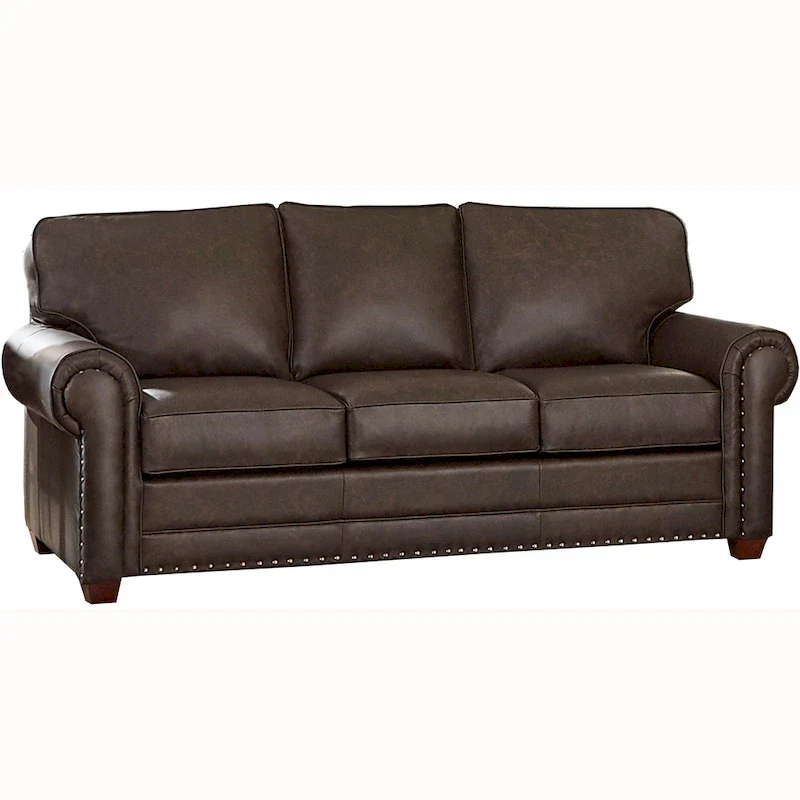 Made in USA Raval Top Grain Leather Sofa and Loveseat Set