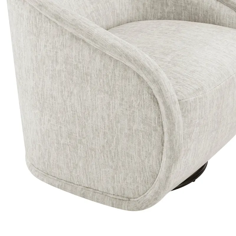 Margareth Fabric Swivel Accent Arm Chair