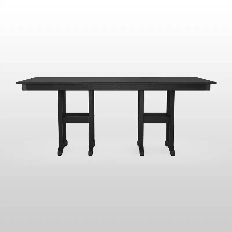 POLYWOOD 37 x 72 Rectangle Farmhouse Outdoor Dining Table