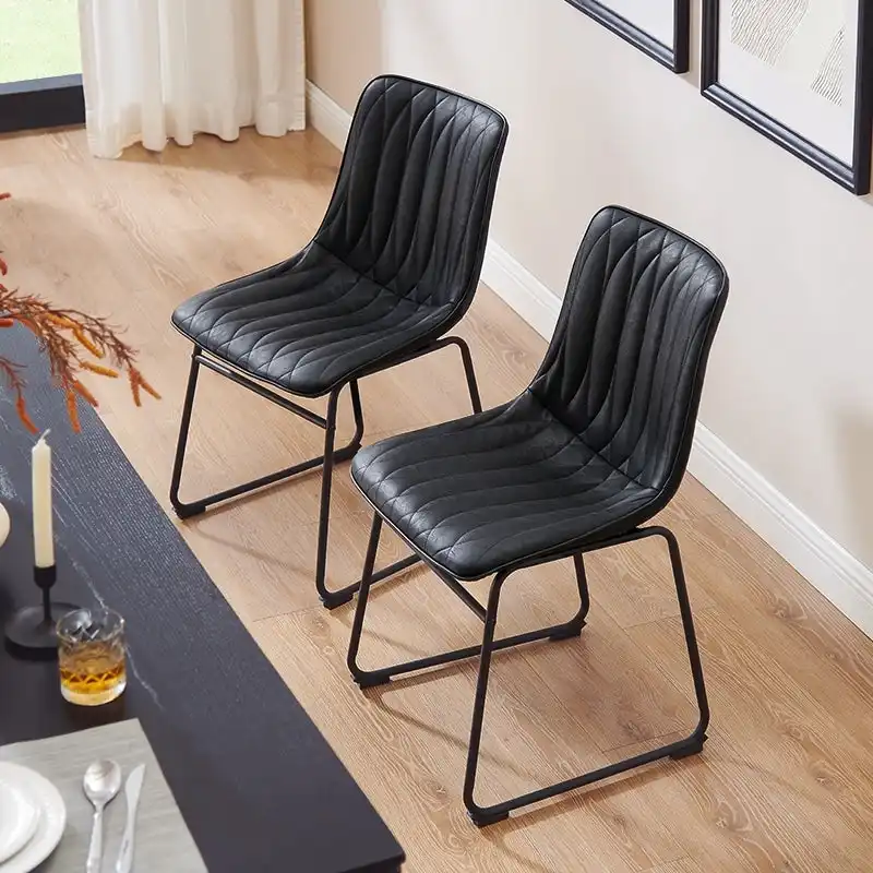 Faux Leather Dining Chair (Set of 2)