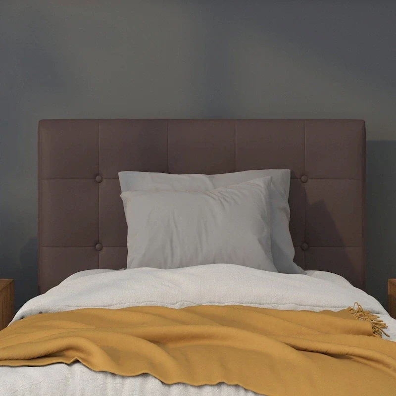 Button Tufted Upholstered Headboard