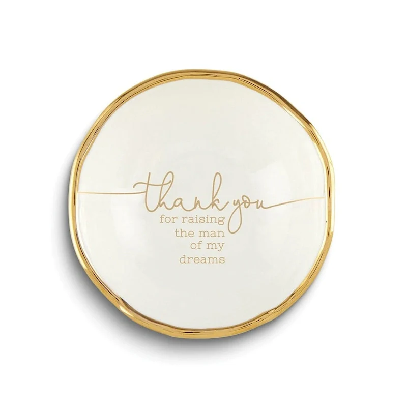 Curata Thank You.Man of My Dreams Ceramic Jewelry Dish