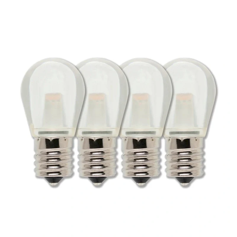Westinghouse 10-Watt Equivalent Clear S11 LED Light Bulb with Intermediate Base - 4-Pack