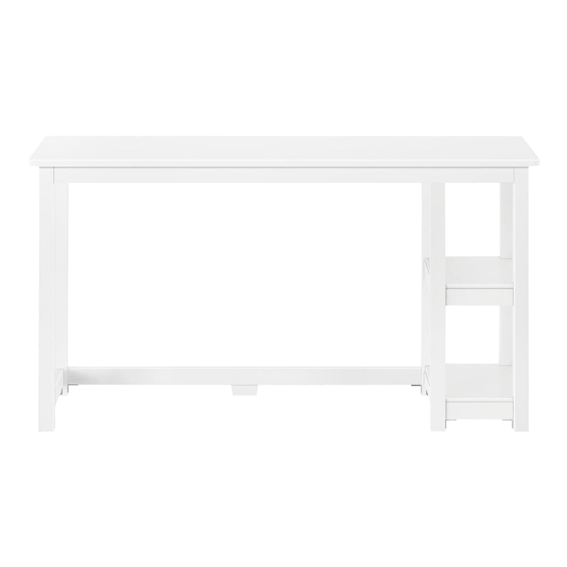 Plank and Beam Desk with Bookshelves