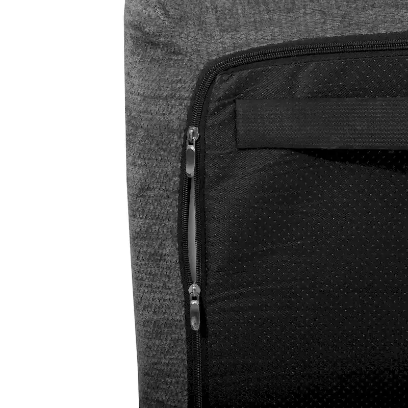 Christopher Knight Home- Buker Curved Polyester Sectional Sofa