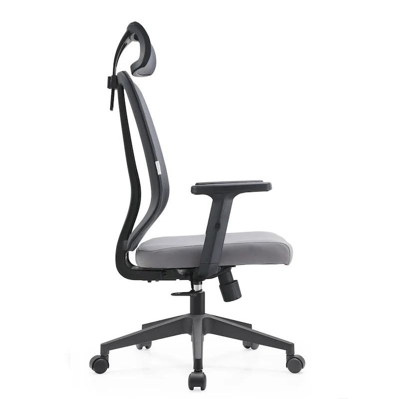 Adjustable Office Chair with Mesh Back and Headrest Nift Series by LeisureMod