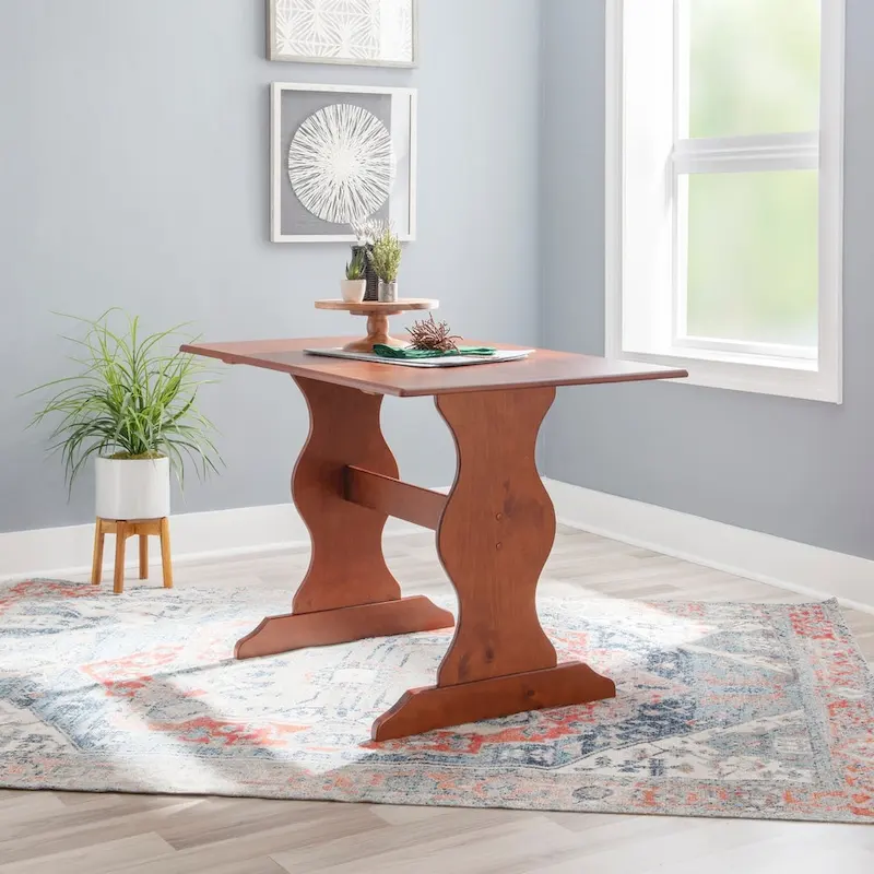 Family Dining Table Dark Brown