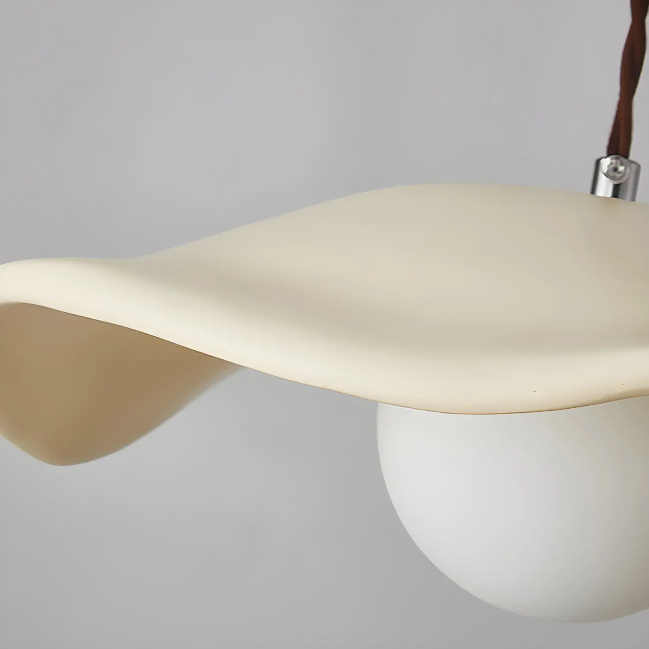 Modern Resin Green Saucer Pendant Light Kitchen