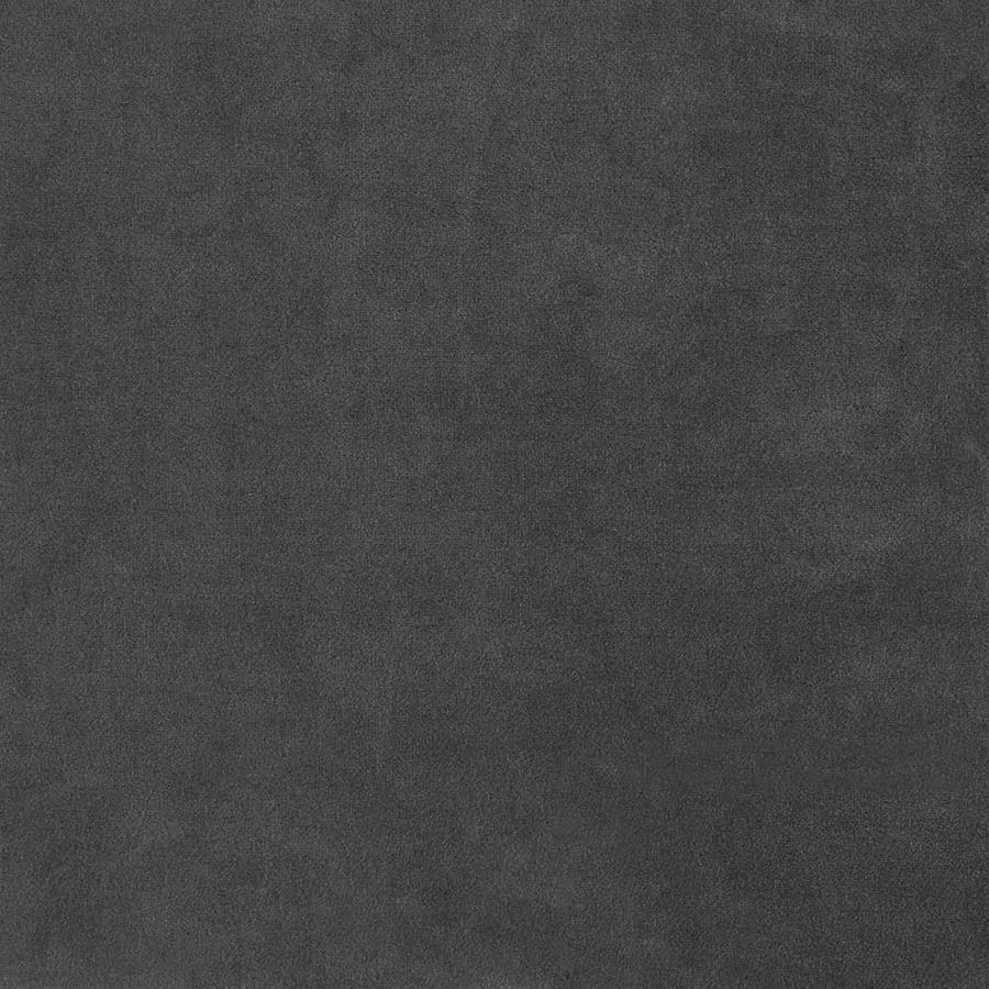 Grey Velvet Barrel Accent Chair with Gold Legs