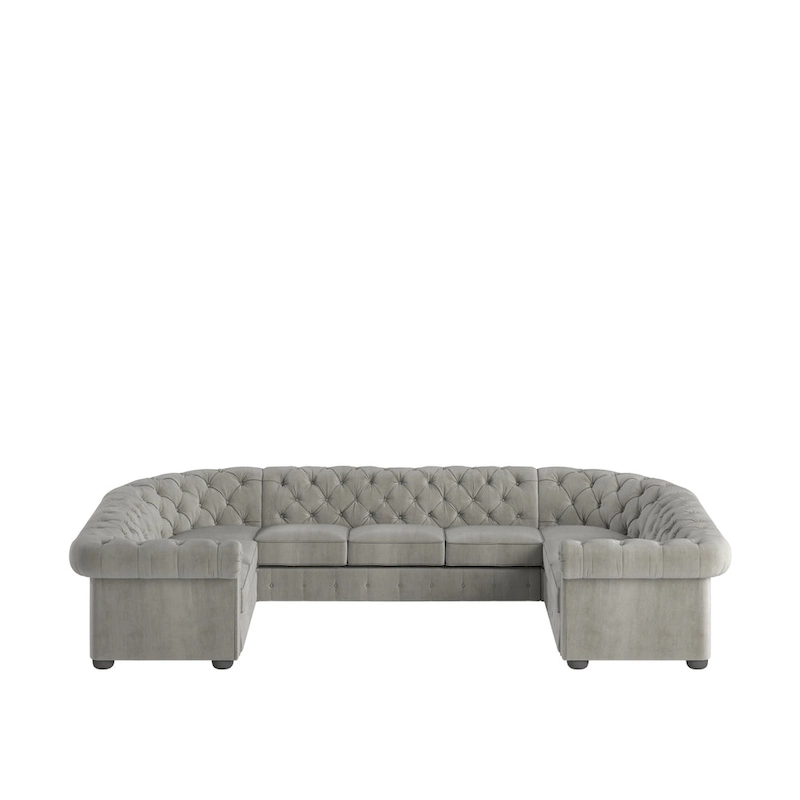 Knightsbridge Chesterfield U-shaped Sectional by iNSPIRE Q Artisan