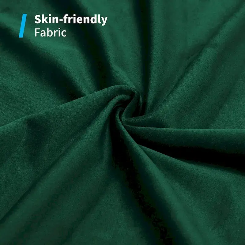 Fabric Padded Bedroom Furniture,Upholstered Bed Frame with Velvet Tufted Headboard