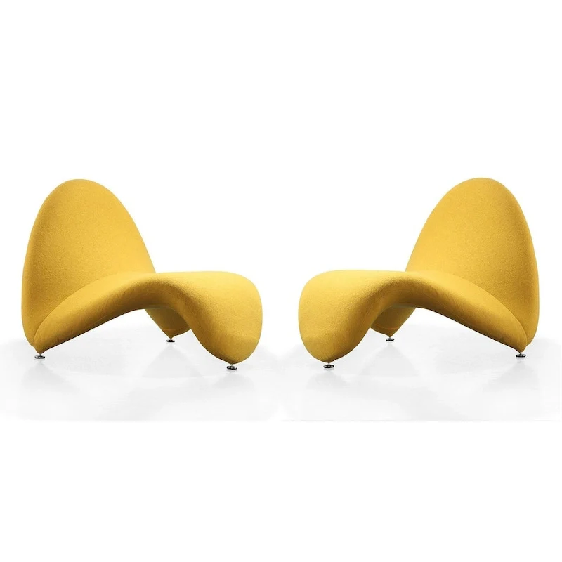 Manhattan Comfort MoMa Wool Blend Accent Chair (Set of 2)