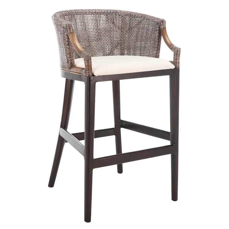 Rattan 30-inch Bar Stool - 22.3
