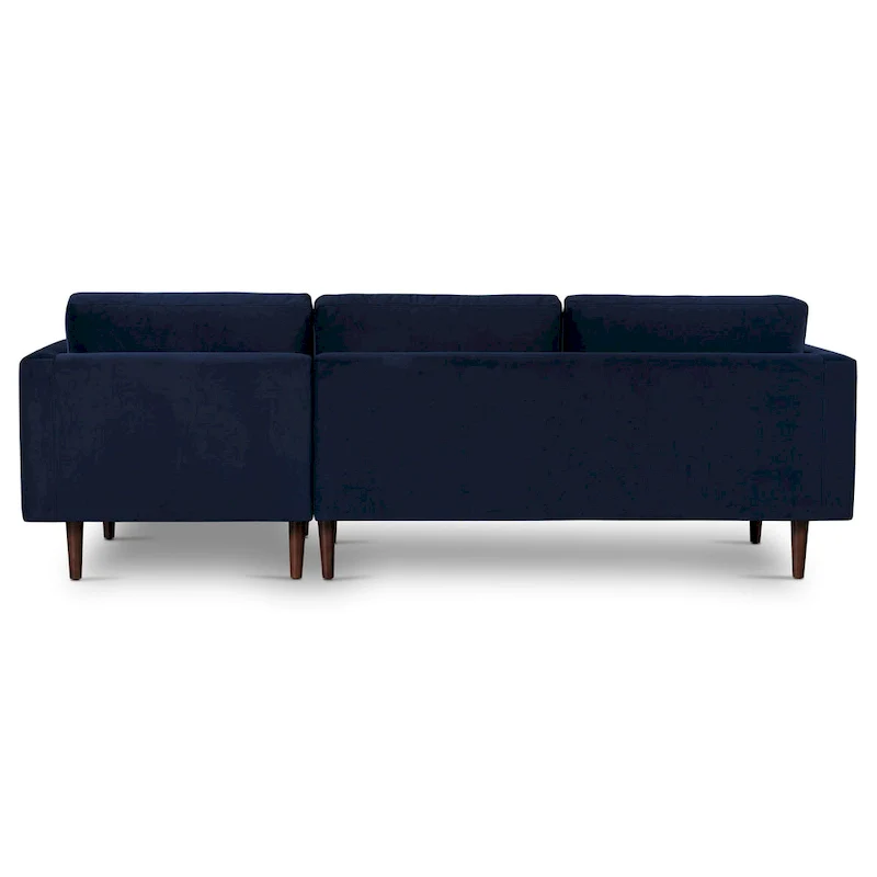 104.5 Fabric right-side sectional sofa
