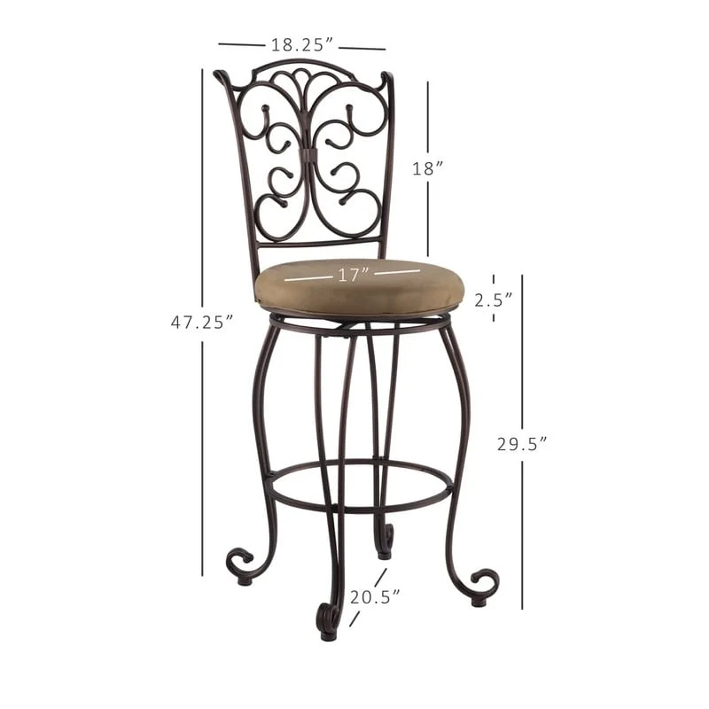 Dubasari Metal Bar Stool