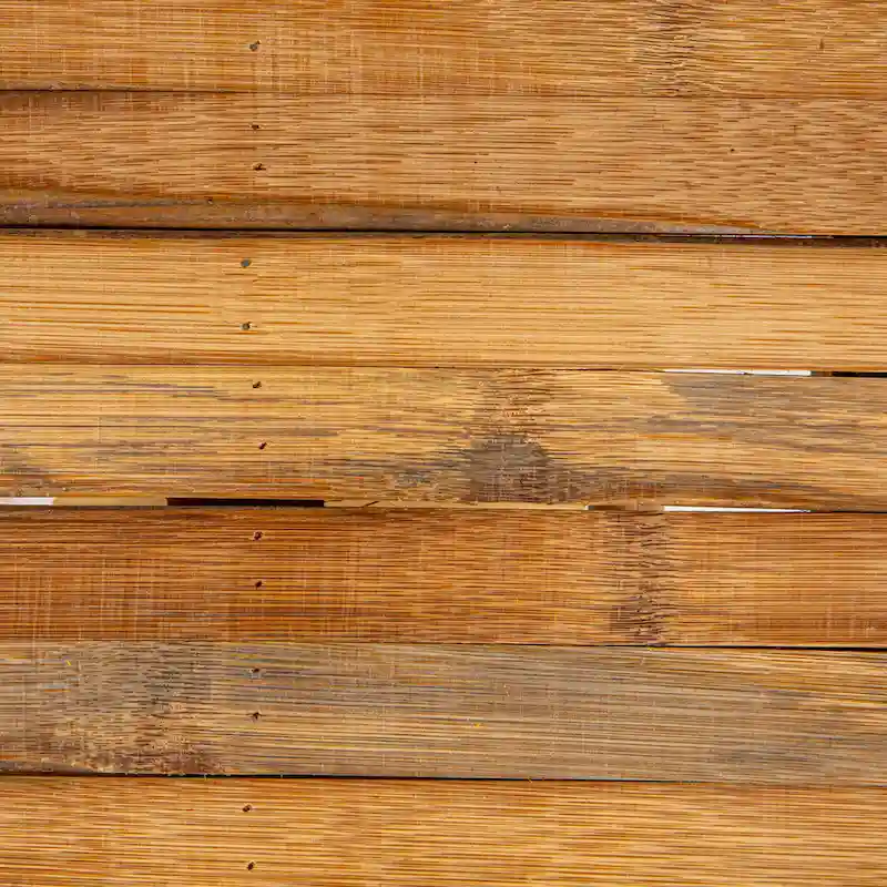 Bamboo Accent Table with 2 Shelves