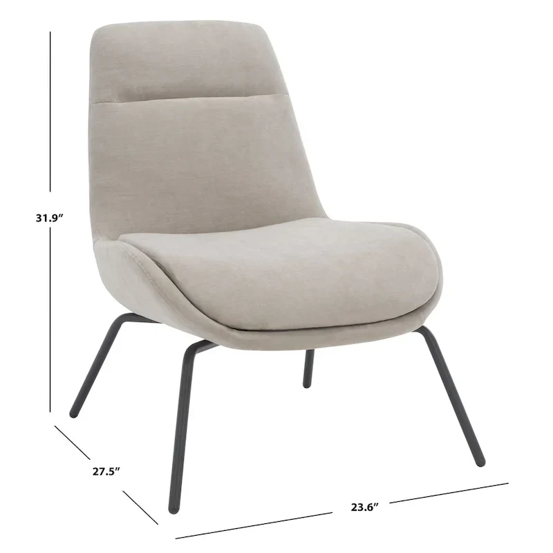 SAFAVIEH Emilia Accent Chair - 24 W x 28 D x 32 H - 24Wx28Dx32H