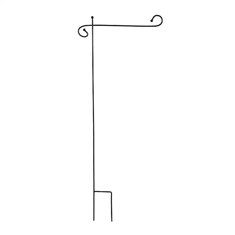 Evergreen Scroll Garden Flag Stand