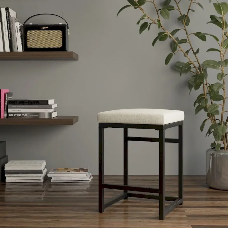 HomePop Backless Metal 24 Counter Stool - 24 inches