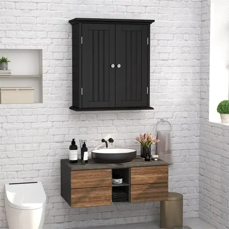 Bathroom Wall Cabinet - 8D x 21.1W x 24H