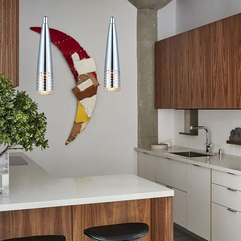 LED Mini Pendant - 9.25 H x 2 W x 2 D