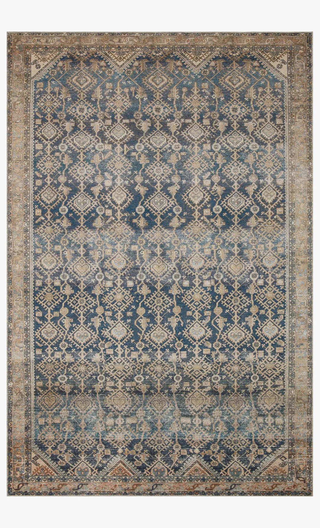 Lenna Indigo / Natural Rug