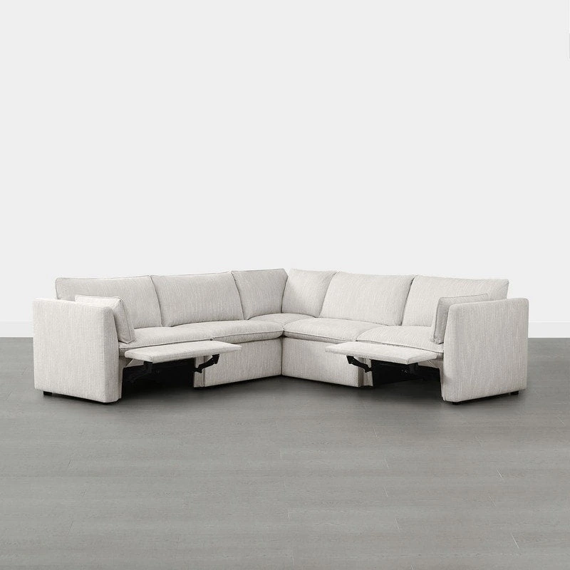 Cypress 107W Power Reclining Sectional Sofa Couch