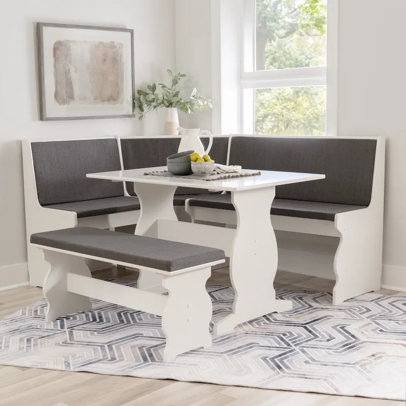 Hannah Breakfast Nook 3-piece Dining Set