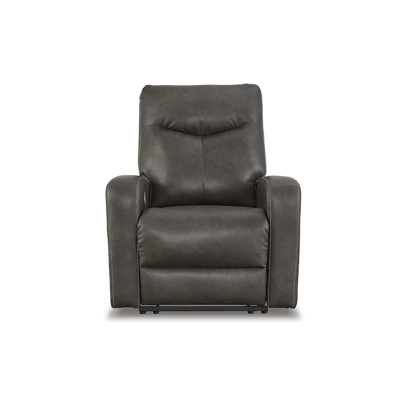Signature Design by Ashley Ryversans Power Recliner with Adjustable Headrest