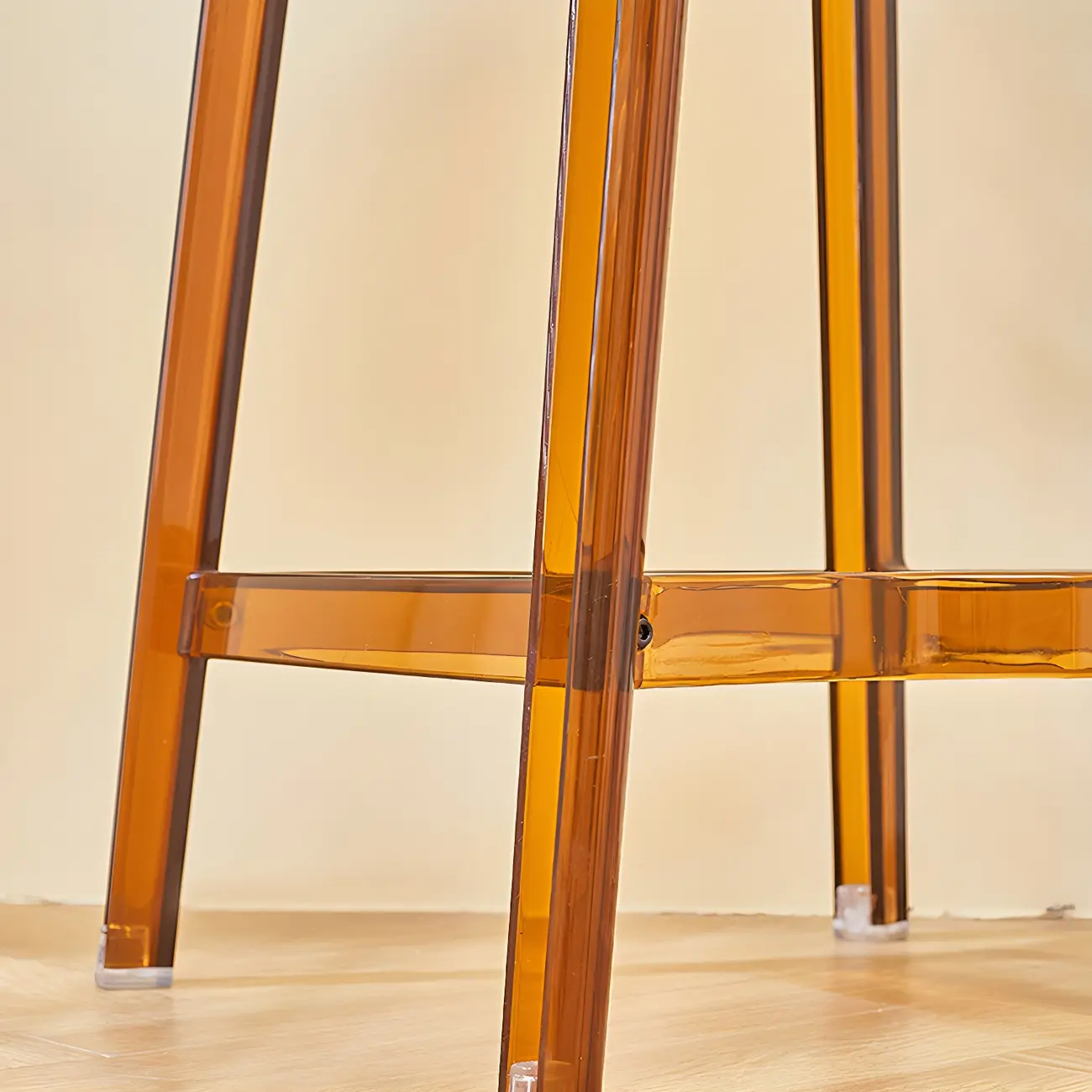 Modern Acrylic Vibrant Durable Colourful Sleek Bar Stool