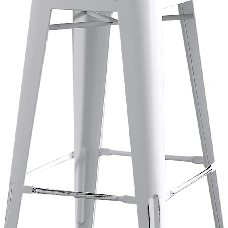 AC Pacific 30 Inch Metal Barstool Set of 2