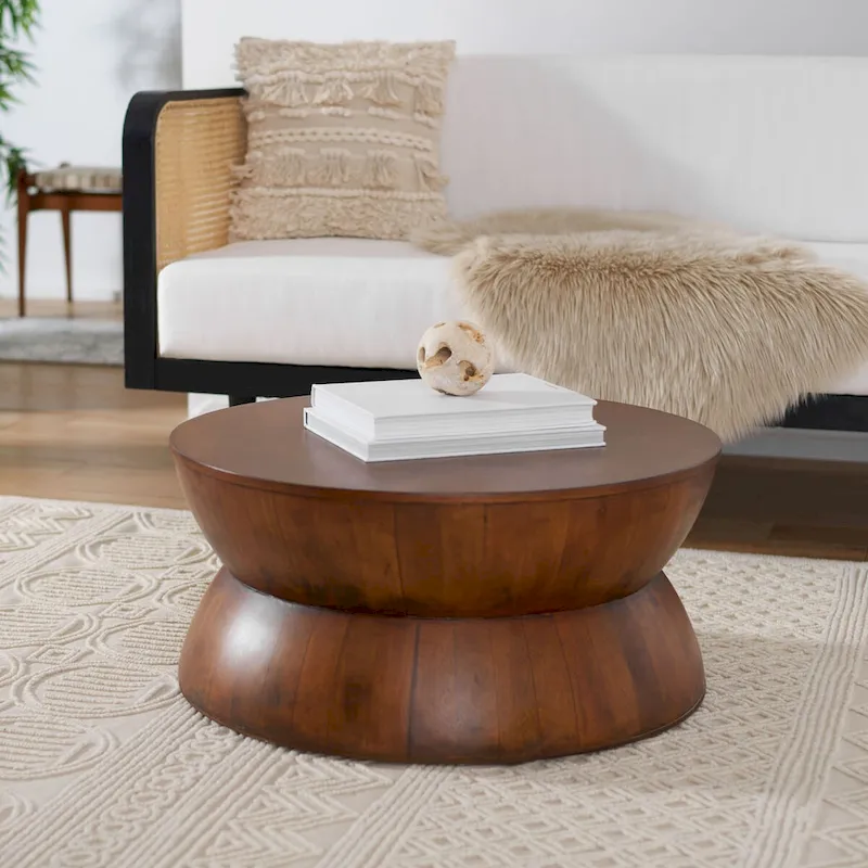 Modern Contemporary Round Coffee Table. - 30 W x 30 L x 14 H - 30Wx30Dx14H