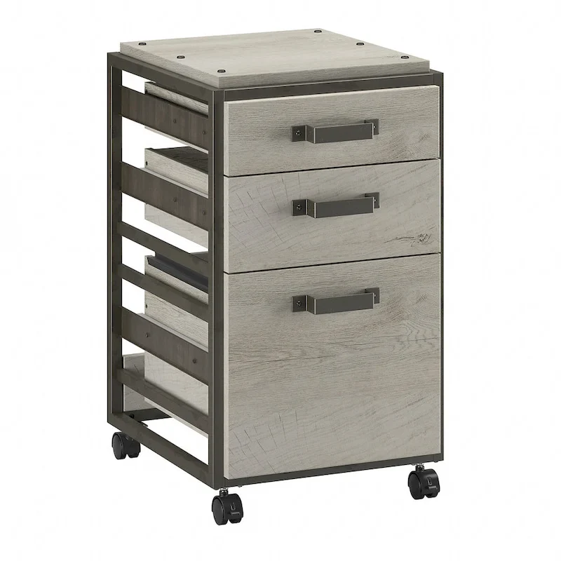 Refinery 3-drawer Mobile File Cabinet
