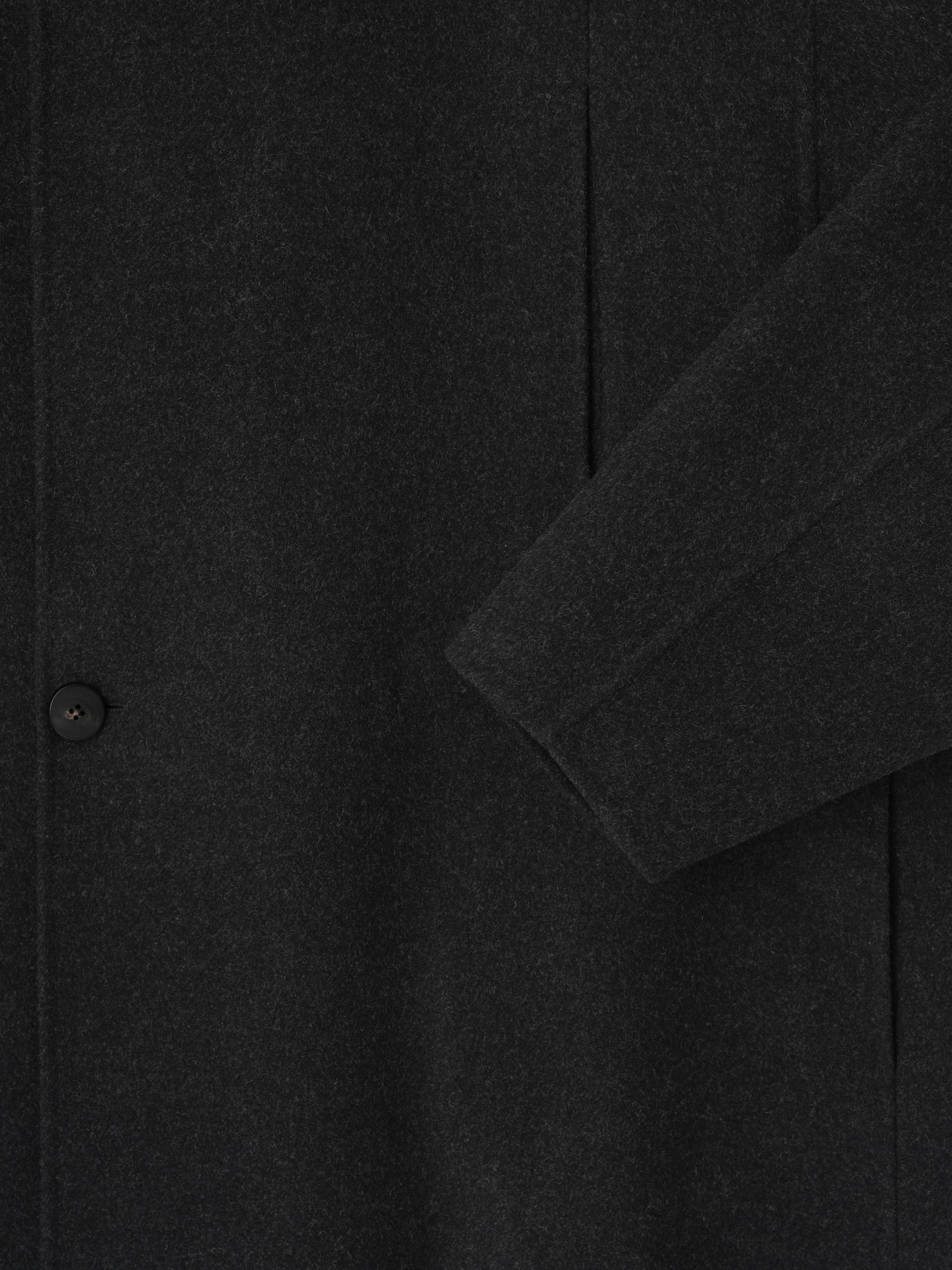 Wool Cashmere Highneck Coat