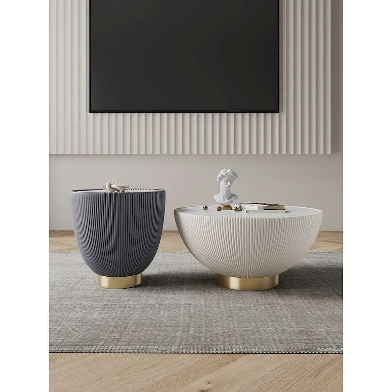 Manhattan Comfort Modern Anderson 2.0 Upholstered Table Sets