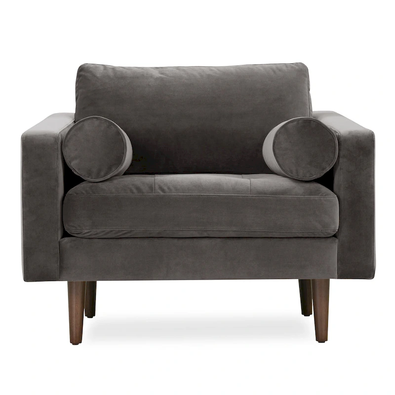 Poly & Bark Napa Fabric Lounge Chair