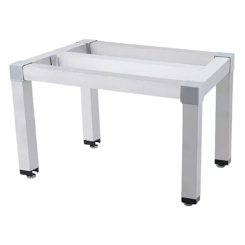 Aluminum Dunnage Rack,1000 Lb Capacity,Low Shelf for Off-Floor Storage In Restaurants,Kitchens and Grocery Stores