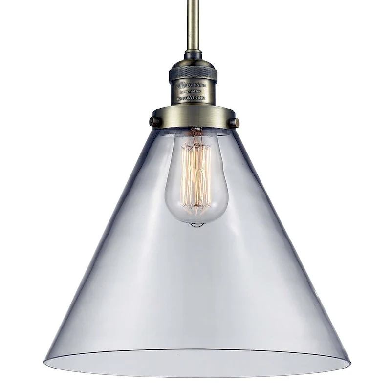 Innovations Lighting X-Large Cone Single Light 12  Wide Pendant with
